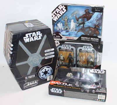 Lot 838 - Two boxes containing a quantity of Hasbro Star...
