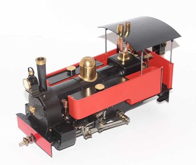 Lot 13 - 32mm scale gas-powered model of an 0-6-0 live...