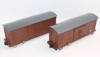 Lot 21 - P Lines of India, 32mm scale 8 Wheel EIR Box...