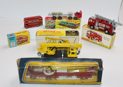 Lot 1713 - One tray containing various Dinky and Corgi...
