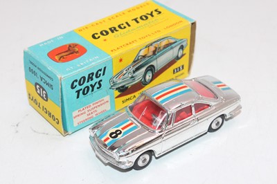Lot 1907 - A Corgi Toys No. 315 Simca 1000 competition...