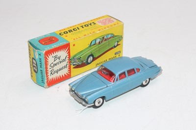 Lot 1910 - A Corgi Toys No. 238 Jaguar Mk X finished in...