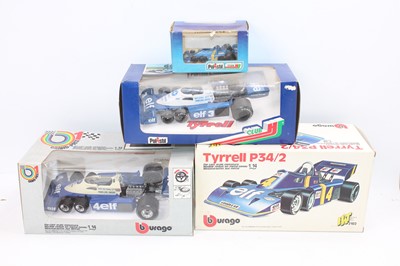 Lot 942 - One box containing a group of 4 various Burago...