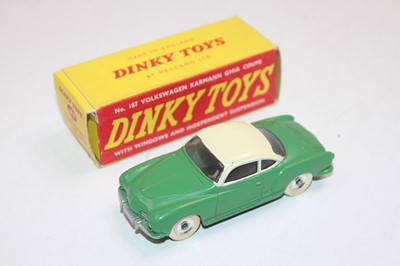 Lot 1735 - A Dinky Toys 187 VW Karmann Ghia Coupe in...