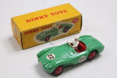 Lot 1743 - Dinky Toys No. 110 Aston Martin DB3 sports car...