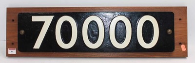 Lot 44 - A reproduction cast metal Brittania Class...
