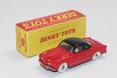 Lot 1751 - A Dinky Toys No. 187 VW Karmann Ghia Coupe...