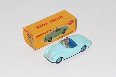 Lot 1759 - Dinky Toys No. 101 Sunbeam Alpine sports car...