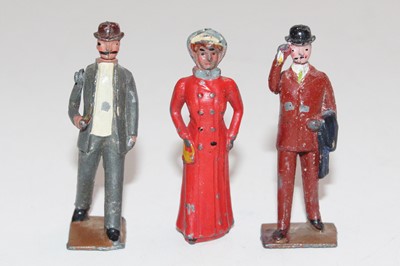 Lot 1571 - Britains Civilian Figure Group, 3 examples to...