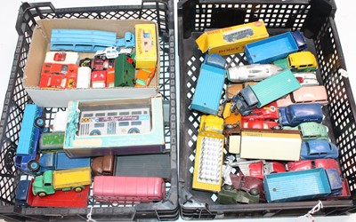 Lot 1765 - Two trays containing a large quantity of play...