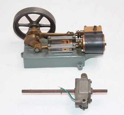 Lot 35 - Single cylinder horizontal engine, base...