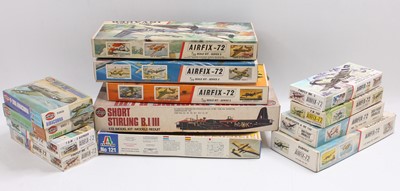 Lot 1456 - One box containing mainly Airfix 1/72nd scale...