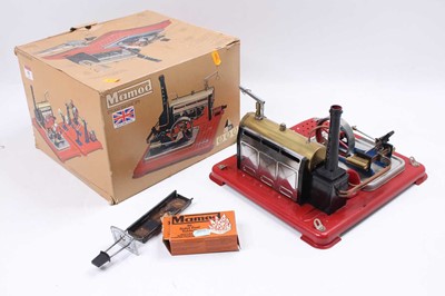 Lot 50 - Mamod SP5 Steam Engine, comprising horizontal...