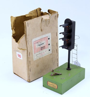 Lot 210 - Taymatic model signal 4-colour aspect battery...
