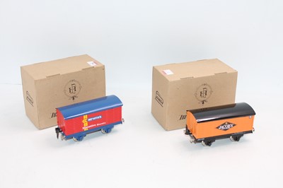Lot 170 - Two Paya 4-wheel wagons, Jacob’s & McVitie’s....