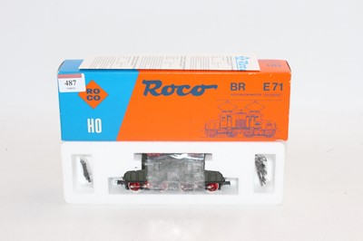 Lot 487 - ROCO H0 04196A electric loco DB type E 71,...