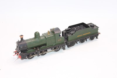 Lot 185 - A 2-rail kit-built Great Western 0-6-0 open...