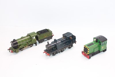 Lot 189 - Three 2-rail locos, finescale wheels: heavily...