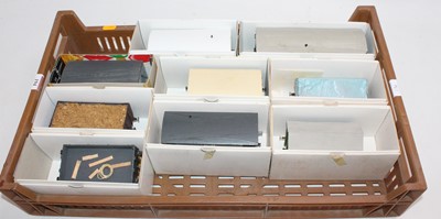 Lot 194 - Ten assembled and painted kit-built wagons,...