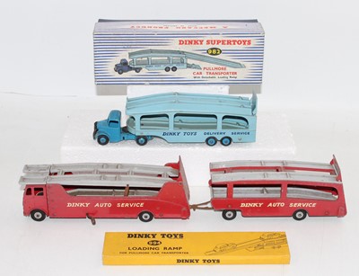 Lot 1776 - 2 Dinky Toys car transporter models to include,...