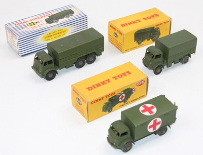 Lot 1777 - Dinky Toys Military group of 3 to include, No....