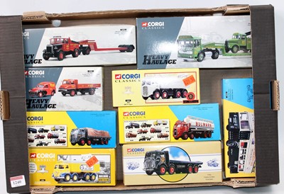 Lot 1240 - 9 various boxed Corgi Classics and Heavy...