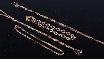 Lot 308 - A selection of jewellery, to include a 9ct...