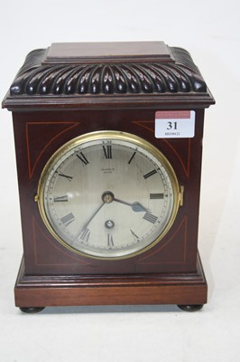 Lot 31 - An early 20th century mahogany and boxwood...