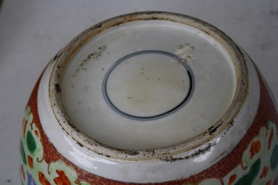 Lot 15 - A 19th century Chinese famille rose ginger jar...