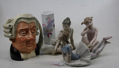 Lot 63 - A Lladro porcelain figure of a ballerina,...