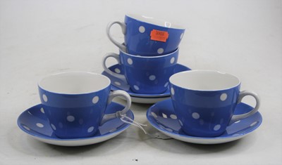 Lot 70 - A TG Green & Co. Blue Domino pattern four...