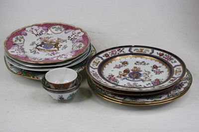 Lot 80 - A box of 19th century and later ceramics to...