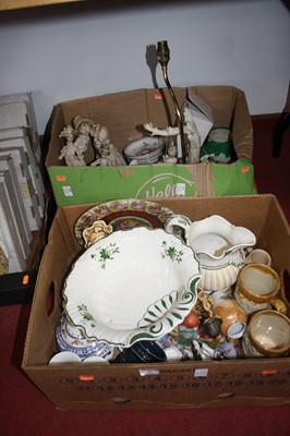 Lot 90 - Two boxes of various ceramics to include a...