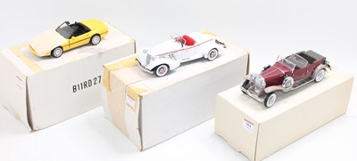 Lot 954 - 3 boxed Franklin Mint and Danbury Mint 1/24th...