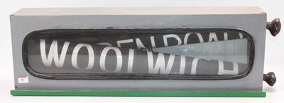 Lot 56 - British Railways DMU Destination Blind from...
