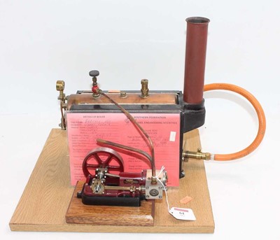 Lot 64 - Stuart Turner Stationary Steam plant...