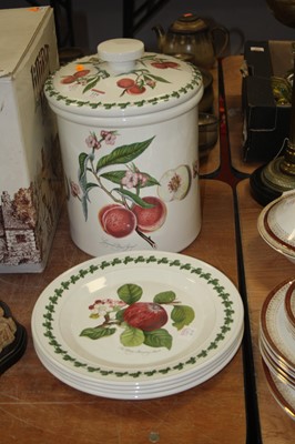 Lot 119 - A large Portmeirion storage jar and cover, in...
