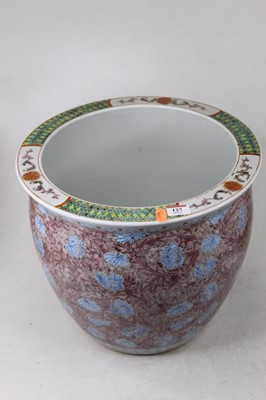Lot 127 - A large modern Chinese style jardiniere,...