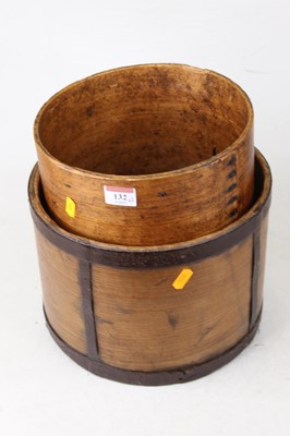 Lot 132 - A Victorian bentwood and iron mounted peck...