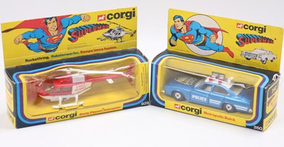 Lot 1923 - 2 boxed Corgi Toys Superman vehicles to...