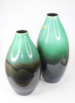 Lot 135 - A large Amano German ceramic vase of pear...