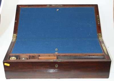Lot 140 - An early 19th century mahogany campaign...
