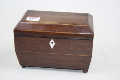 Lot 144 - A late Regency partridgewood, ebony, and box...