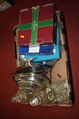 Lot 153 - Two boxes of miscellaneous items to include an...