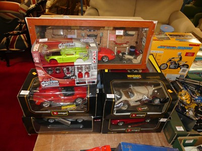 Lot 1501 - Ten various boxed 1/18 and 1/24 scale diecast...
