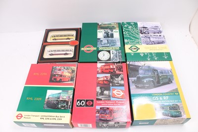 Lot 970 - EFE 1/76th scale boxed bus group of 6 sets to...