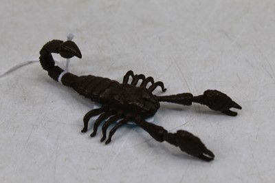 Lot 364 - A reproduction reticulated bronze model of a...