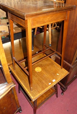 Lot 1363 - An Edwardian mahogany fold-over baize lined...