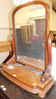 Lot 1365 - An early Victorian mahogany swing toilet...