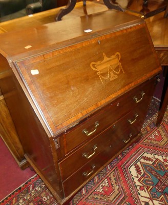 Lot 1378 - An Edwardian mahogany and satinwood...
